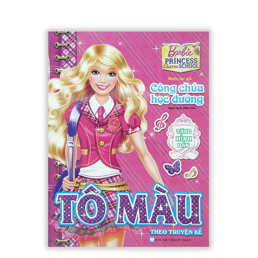 Tô Màu Theo Truyện Kể - Barbie Công Chúa Học Đường