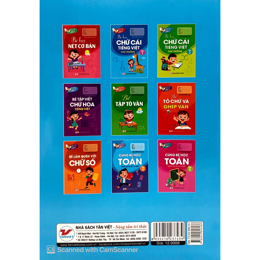 Bé Tự Tin Vào Lớp 1 - Bé Học Chữ Cái Tiếng Việt Chữ Thường Tập 1