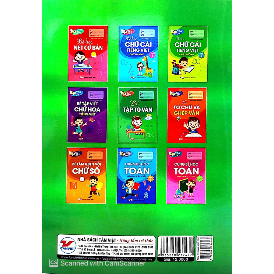 Bé Tự Tin Vào Lớp 1 - Bé Tập Tô Vần