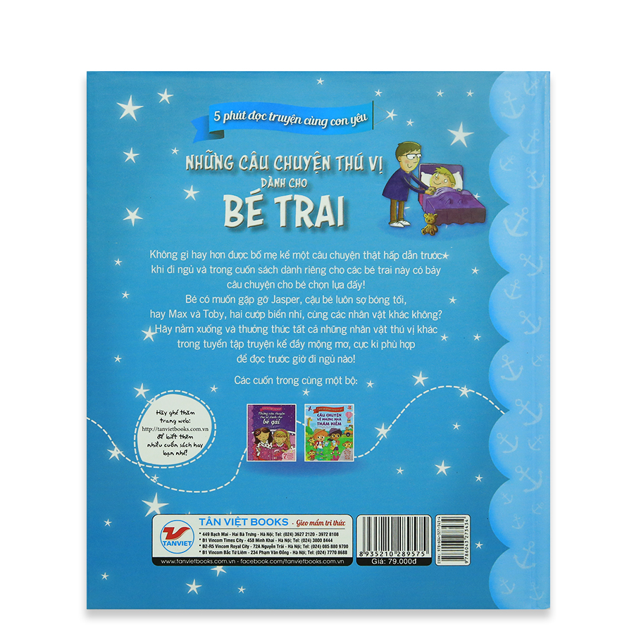 5 Phút Đọc Truyện Cùng Con Yêu - Những Câu Chuyện Thú Vị Dành Cho Bé Trai