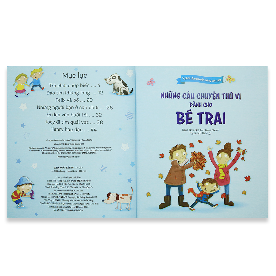 5 Phút Đọc Truyện Cùng Con Yêu - Những Câu Chuyện Thú Vị Dành Cho Bé Trai