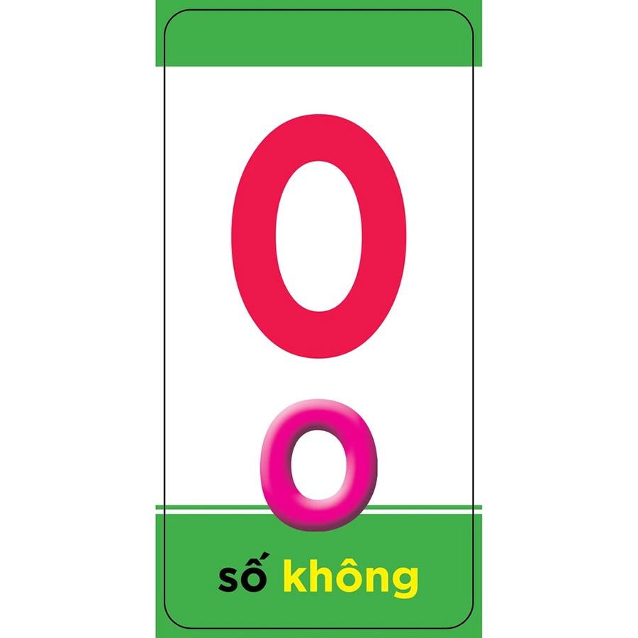 Thẻ Học Thông Minh Cho Bé Vào Lớp 1 - Số Đếm