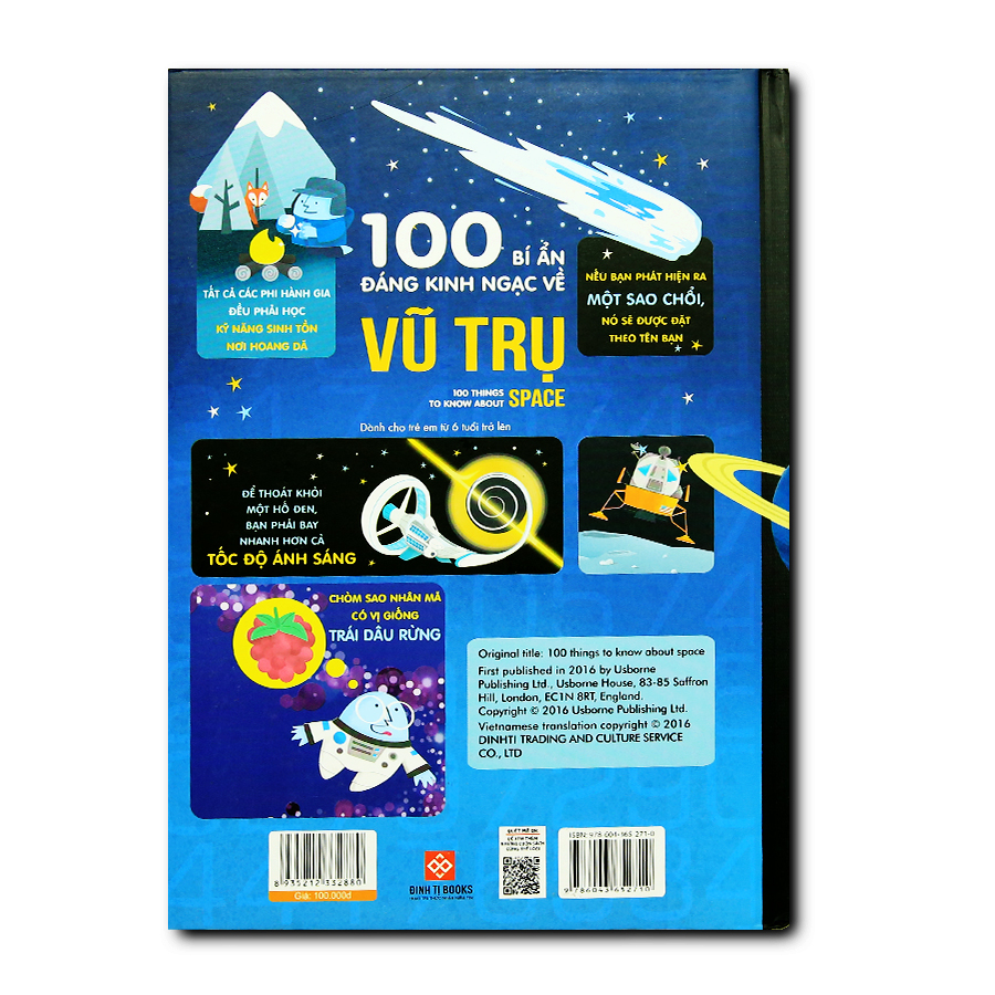 100 Bí Ẩn Đáng Kinh Ngạc Về Vũ Trụ (Usborne - 100 Things To Know About Space)