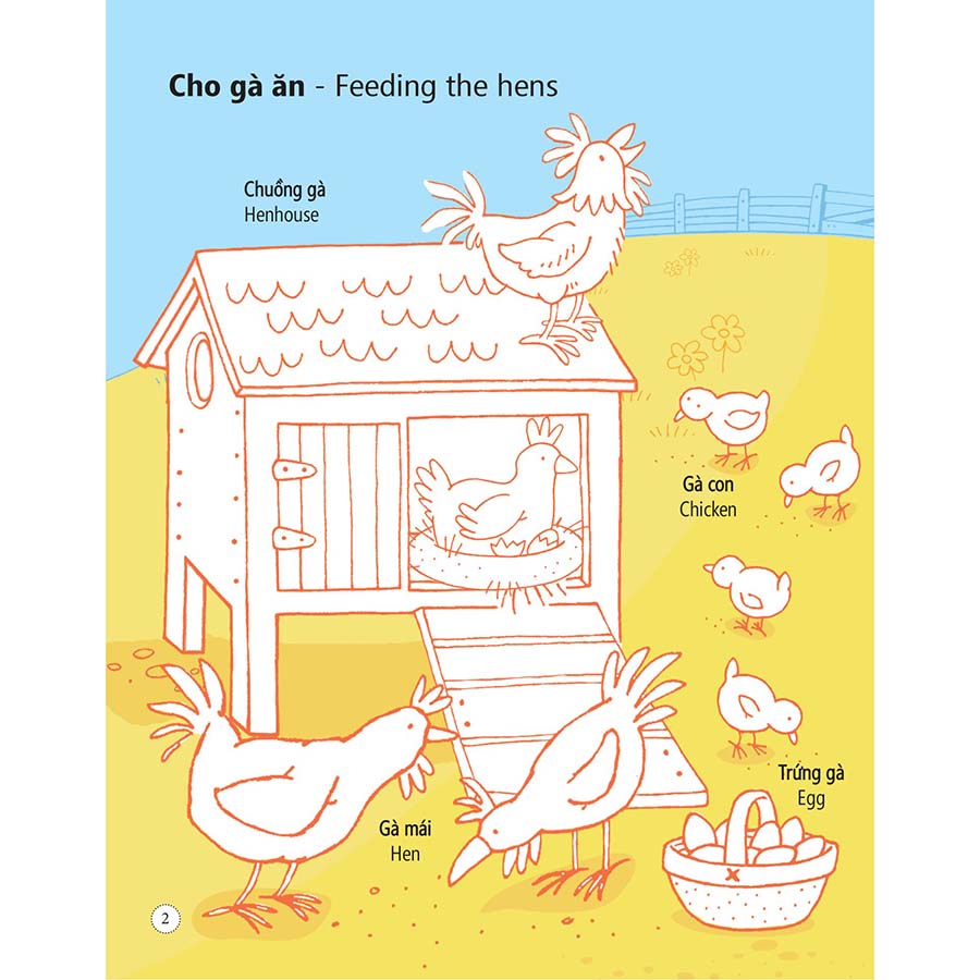 Tô Màu Bóc Dán - Nông Trại - Farm