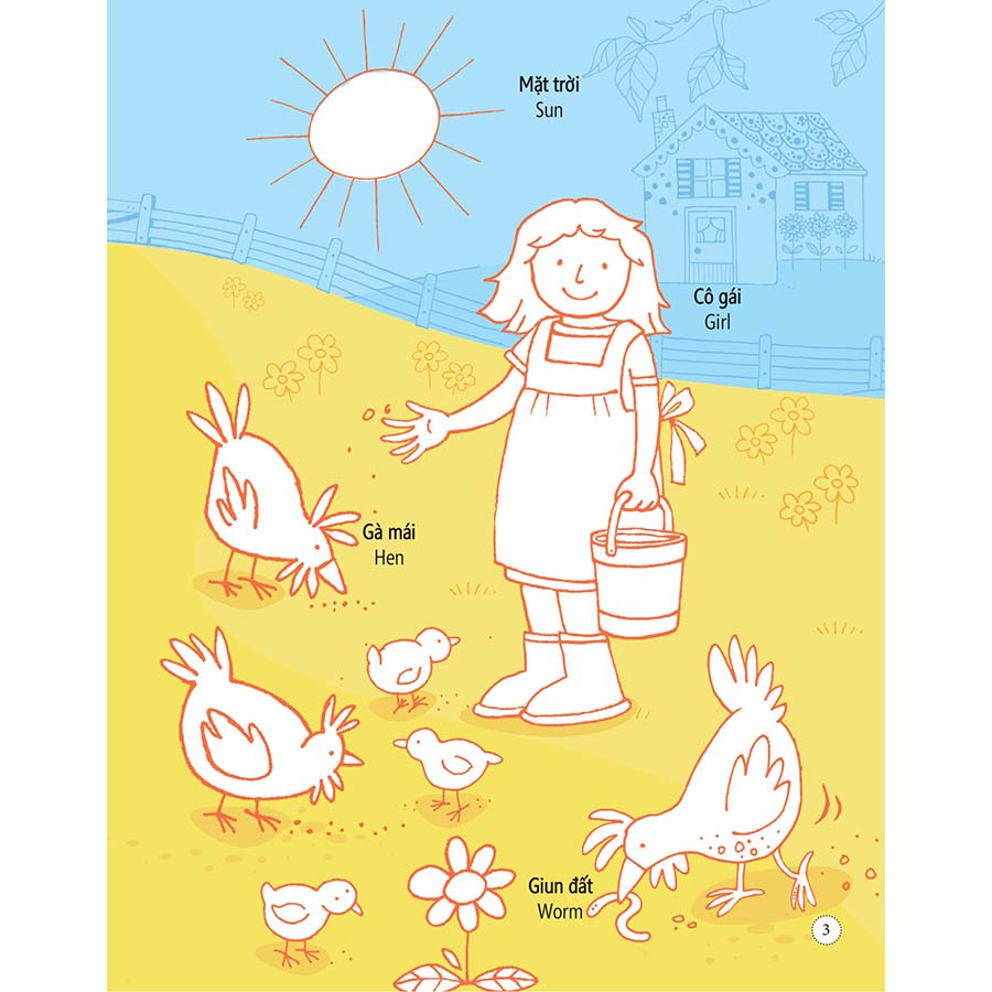Tô Màu Bóc Dán - Nông Trại - Farm