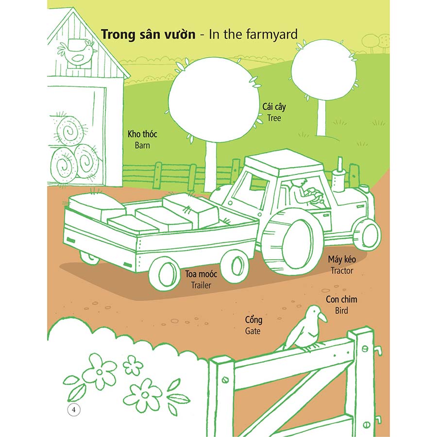 Tô Màu Bóc Dán - Nông Trại - Farm