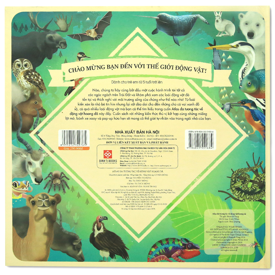 Atlas Đa Tương Tác Về Động Vật Hoang Dã - Wilderness: An Interactive Atlas Of Animals