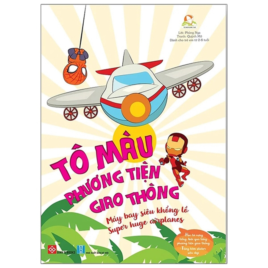 Tô Màu Phương Tiện Giao Thông - Máy Bay Siêu Khổng Lồ