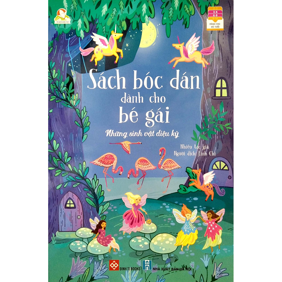 Sách Bóc Dán Dành Cho Bé Gái - Những Sinh Vật Diệu Kỳ