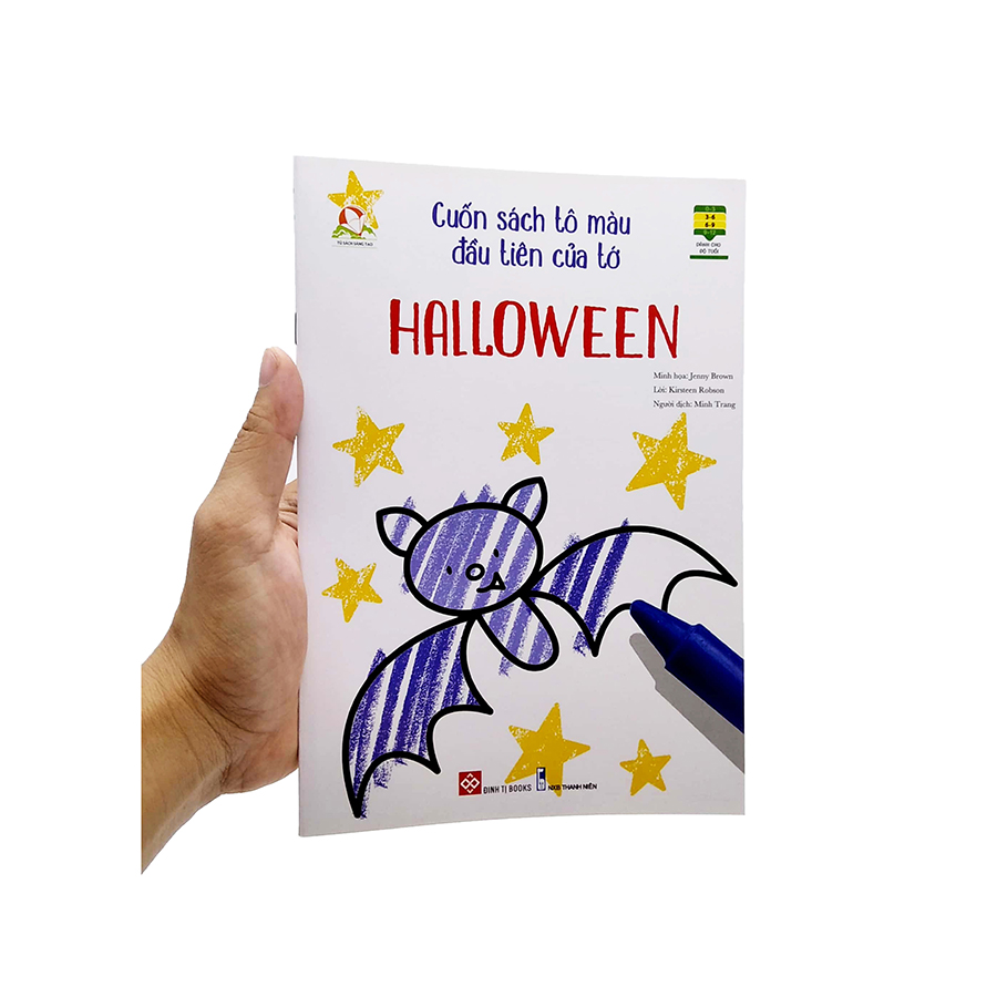 Cuốn Sách Tô Màu Đầu Tiên Của Tớ - Halloween