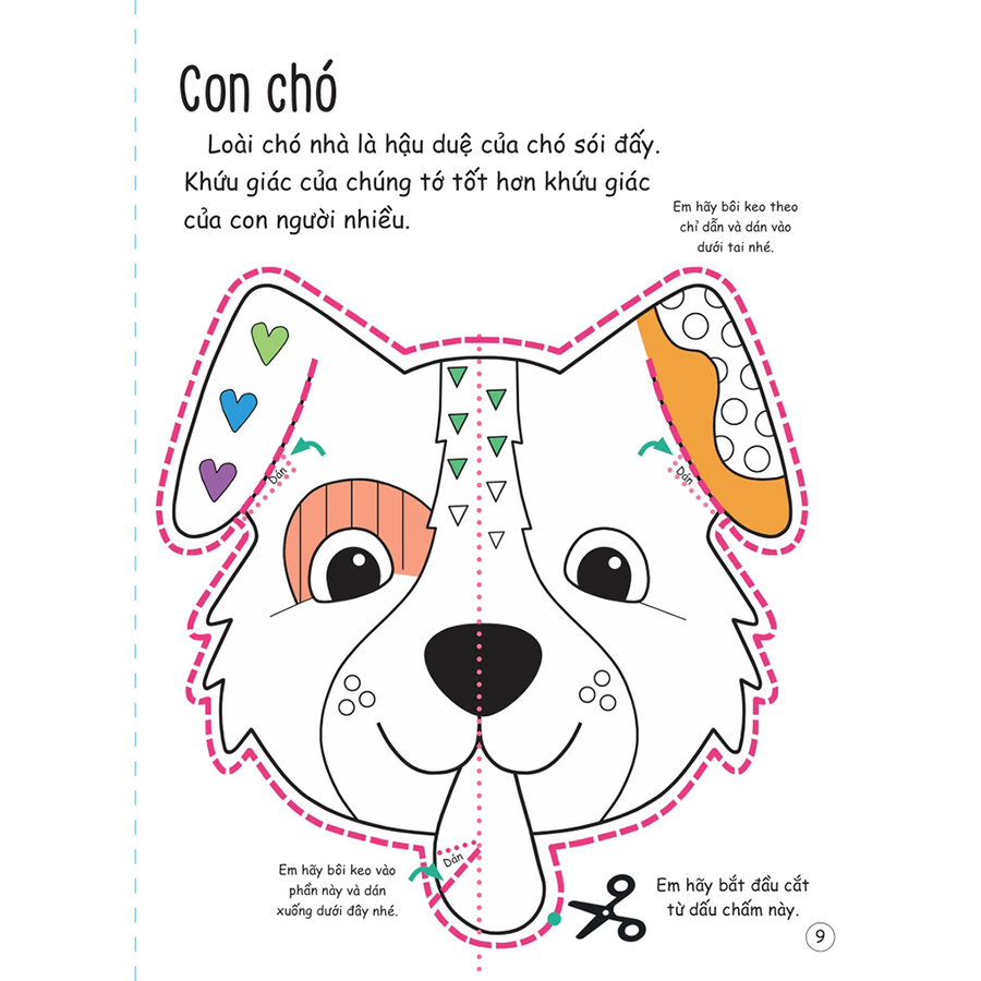 Cắt, Gấp, Tô Màu - Thế Giới Động Vật