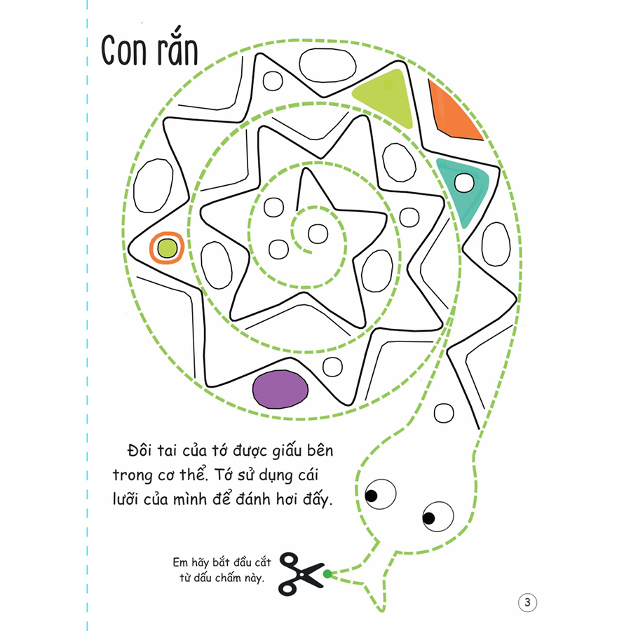 Cắt, Gấp, Tô Màu - Thế Giới Động Vật