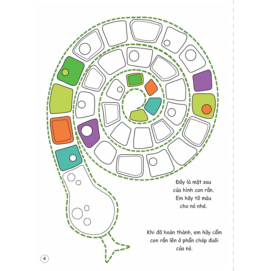 Cắt, Gấp, Tô Màu - Thế Giới Động Vật
