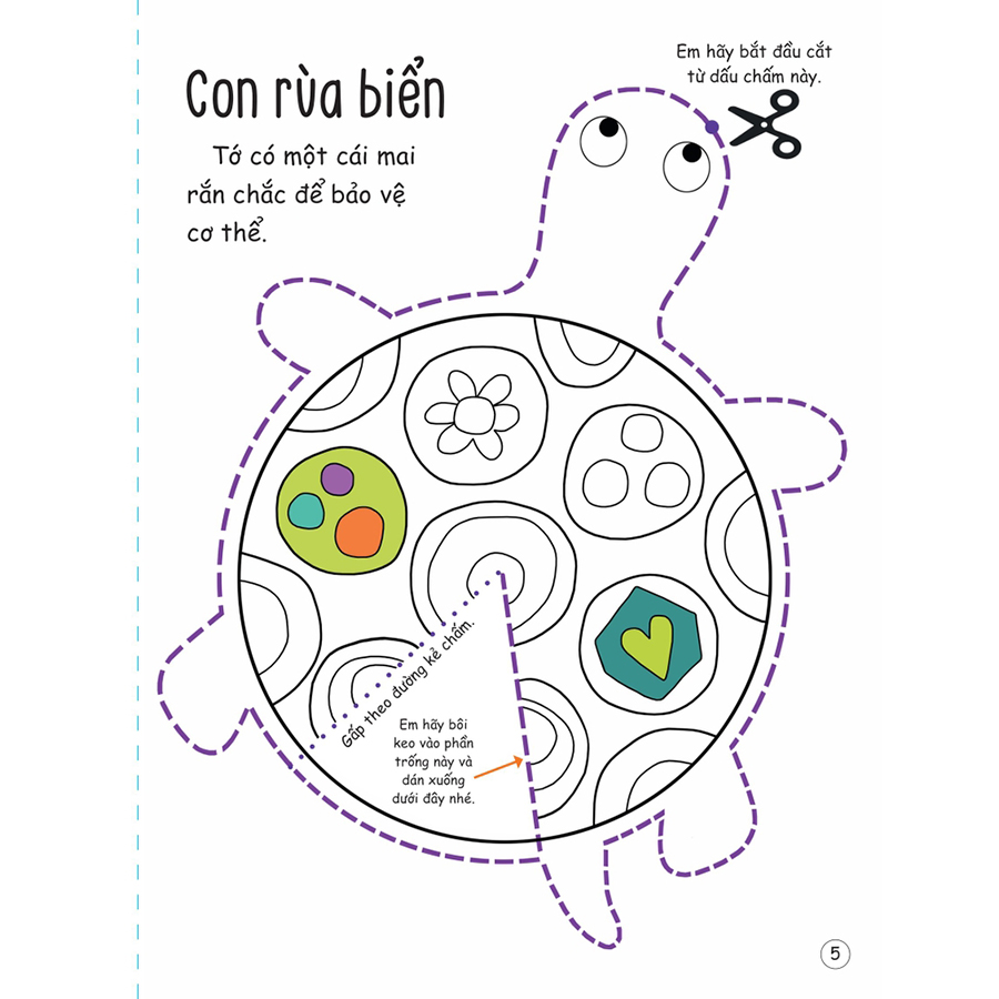 Cắt, Gấp, Tô Màu - Thế Giới Động Vật