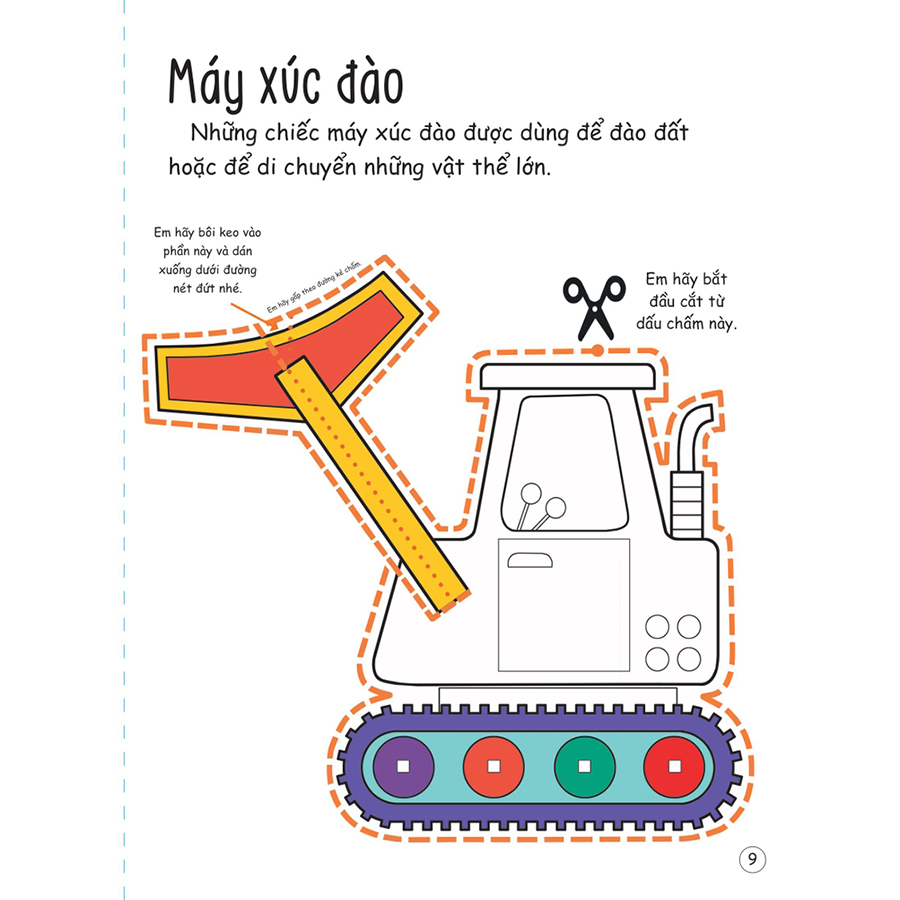 Cắt, Gấp, Tô Màu - Các Loại Phương Tiện