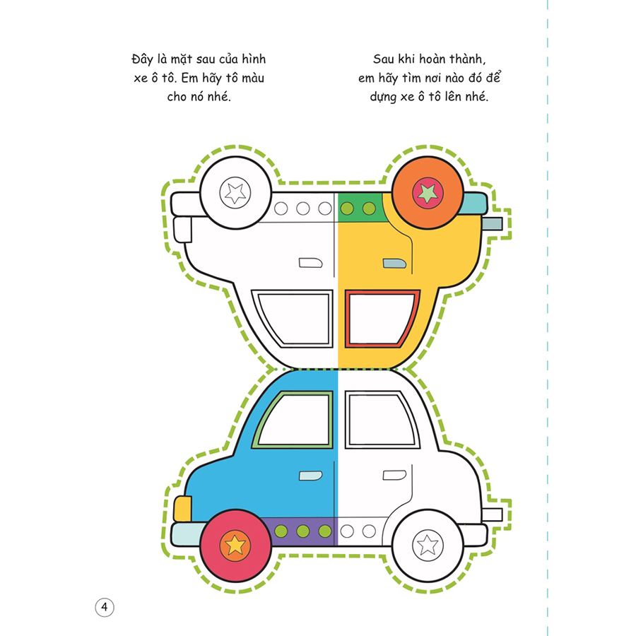 Cắt, Gấp, Tô Màu - Các Loại Phương Tiện