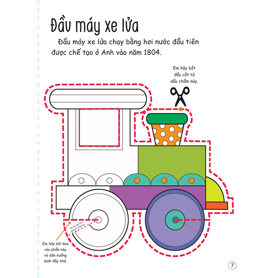 Cắt, Gấp, Tô Màu - Các Loại Phương Tiện