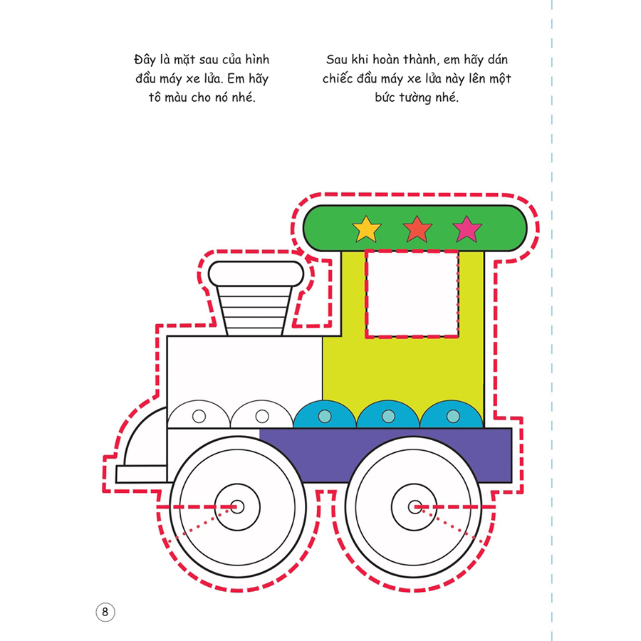 Cắt, Gấp, Tô Màu - Các Loại Phương Tiện