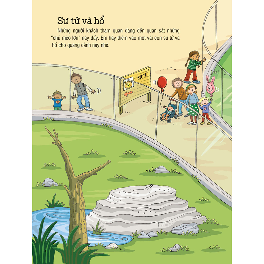 First Sticker Book - Sách Dán Hình Đầu Đời Cho Bé - Sở Thú