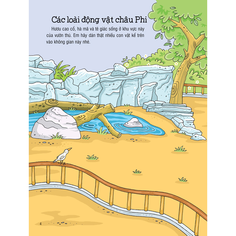 First Sticker Book - Sách Dán Hình Đầu Đời Cho Bé - Sở Thú