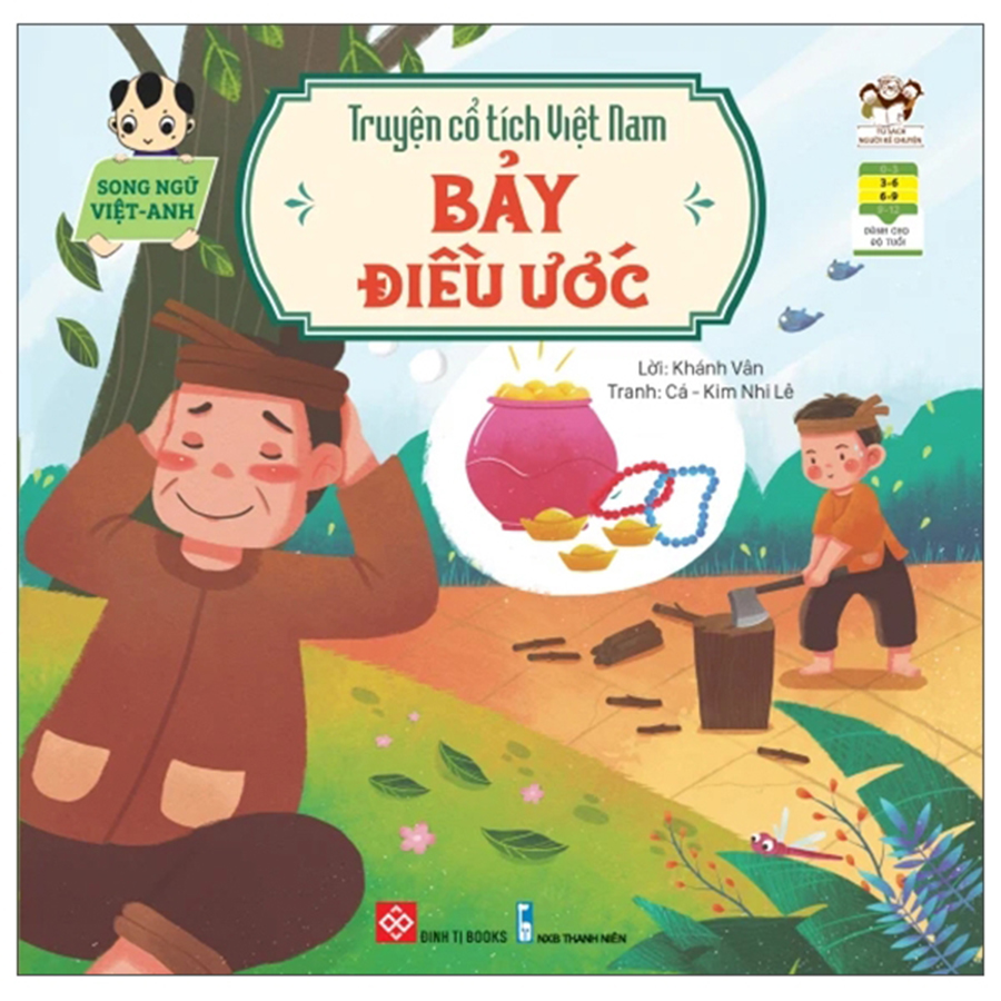 Truyện Cổ Tích Việt Nam - Bảy Điều Ước (Song Ngữ Việt - Anh)