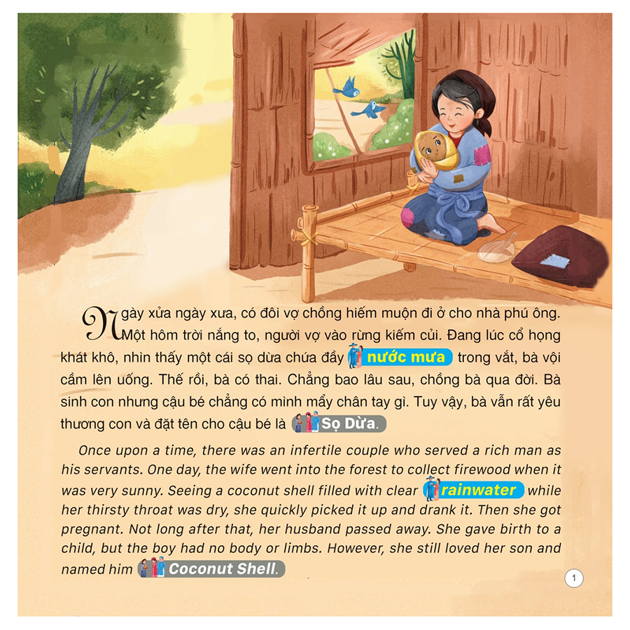 Truyện Cổ Tích Việt Nam Song Ngữ Việt - Anh - Sọ Dừa