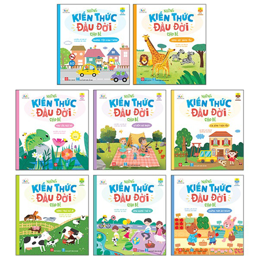 Combo 8 Cuốn Những Kiến Thức Đầu Đời Cho Bé