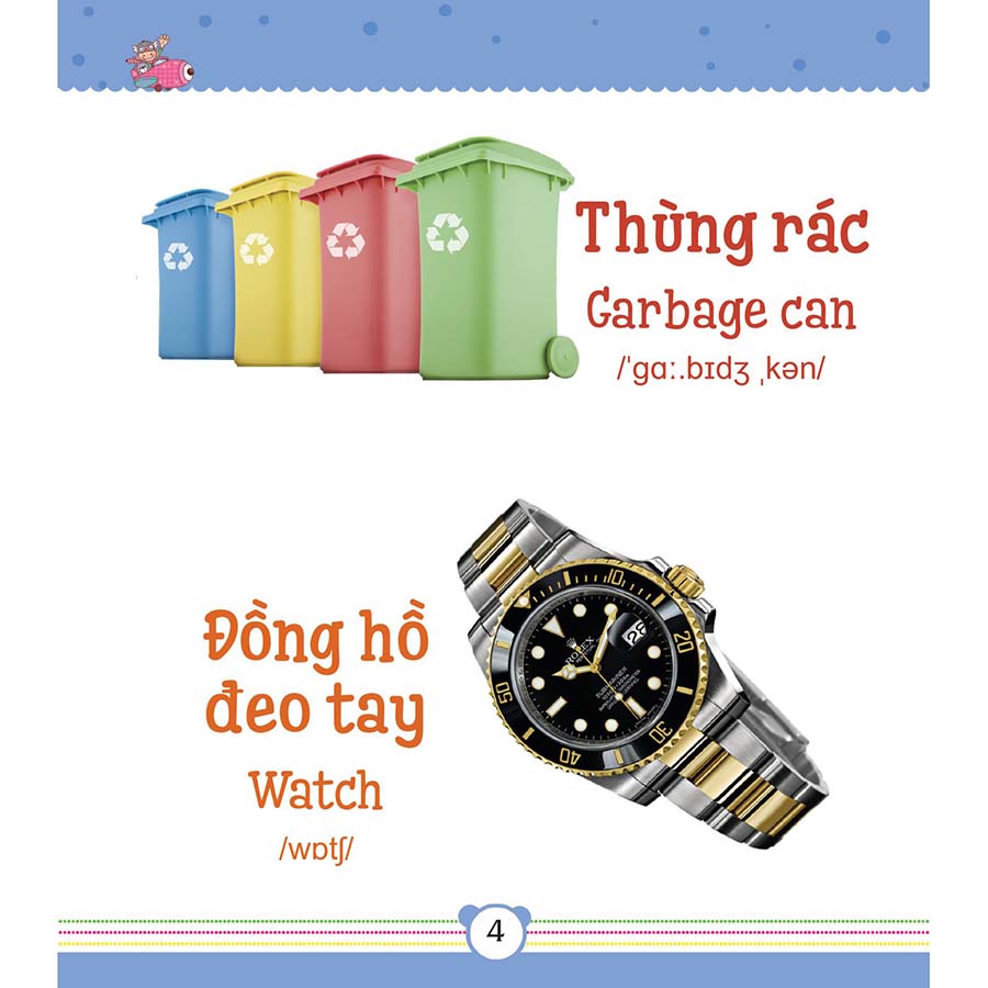 Từ Điển Bằng Tranh Dành Cho Trẻ Em - Vật Dụng Gia Đình