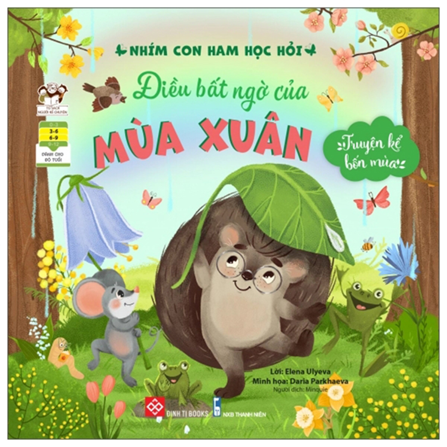 Combo 4 Cuốn Truyện Kể Bốn Mùa - Nhím Con Ham Học Hỏi