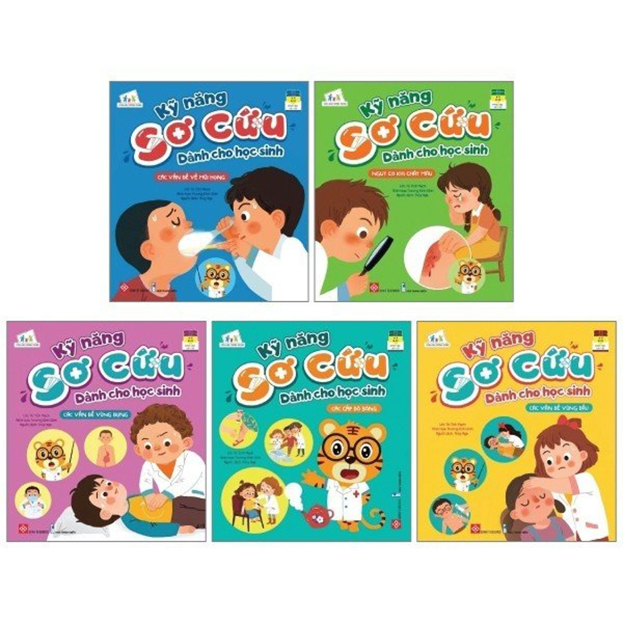 Combo 5 Cuốn Kỹ Năng Sơ Cứu Dành Cho Học Sinh