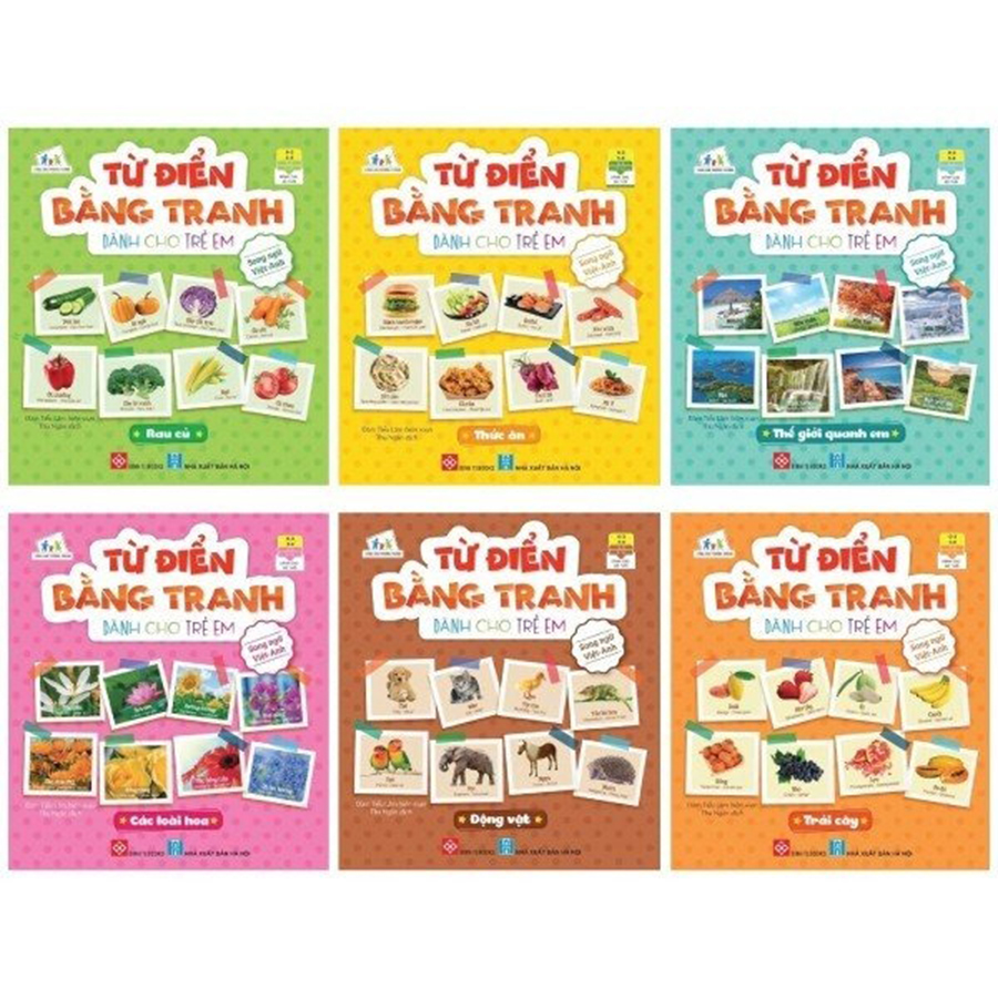 Combo 1 (6 Tập) Từ Điển Bằng Tranh Dành Cho Trẻ Em