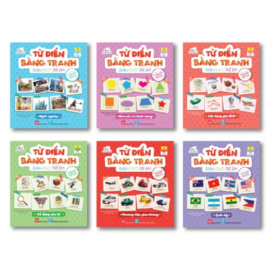 Combo 2 (6 Tập) Từ Điển Bằng Tranh Dành Cho Trẻ Em