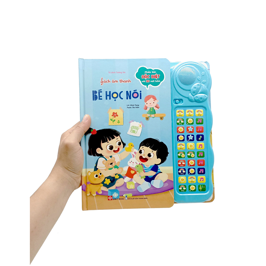 Sách Âm Thanh - Bé Học Nói - Phiên Bản Đặc Biệt Với 30 Nút Bấm
