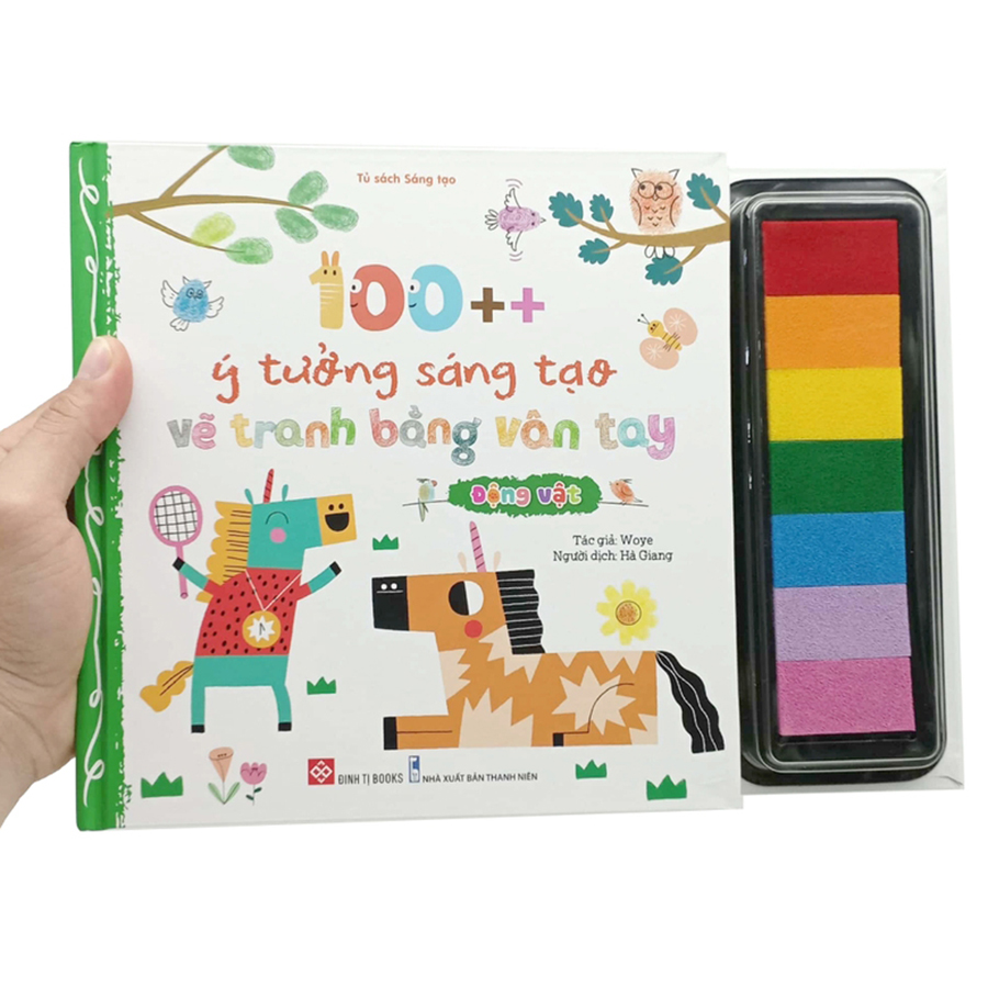 100++ Ý Tưởng Sáng Tạo Vẽ Tranh Bằng Vân Tay - Động Vật