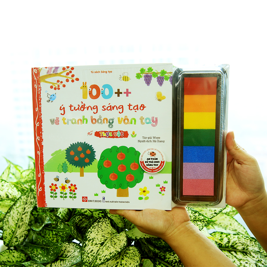 100++ Ý Tưởng Sáng Tạo Vẽ Tranh Bằng Vân Tay - Thực Vật