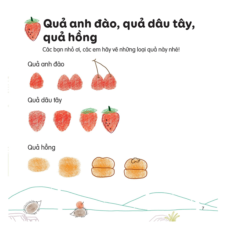 100++ Ý Tưởng Sáng Tạo Vẽ Tranh Bằng Vân Tay - Thực Vật