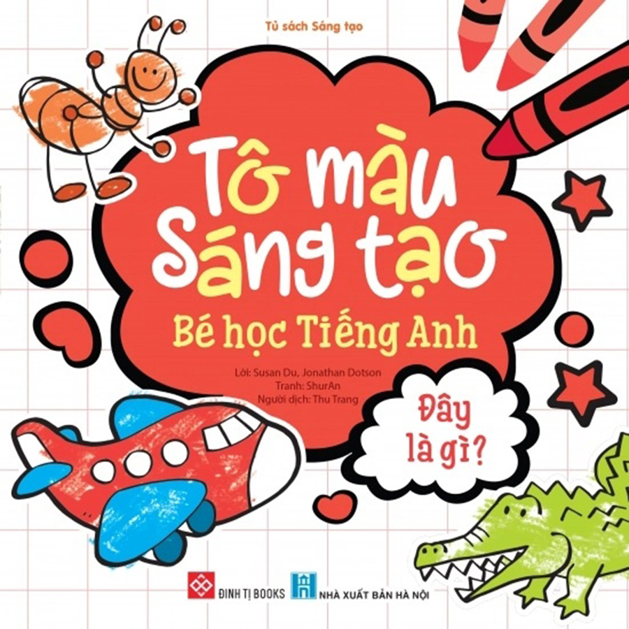 Combo 6 Cuốn Tô Màu Sáng Tạo - Bé Học Tiếng Anh