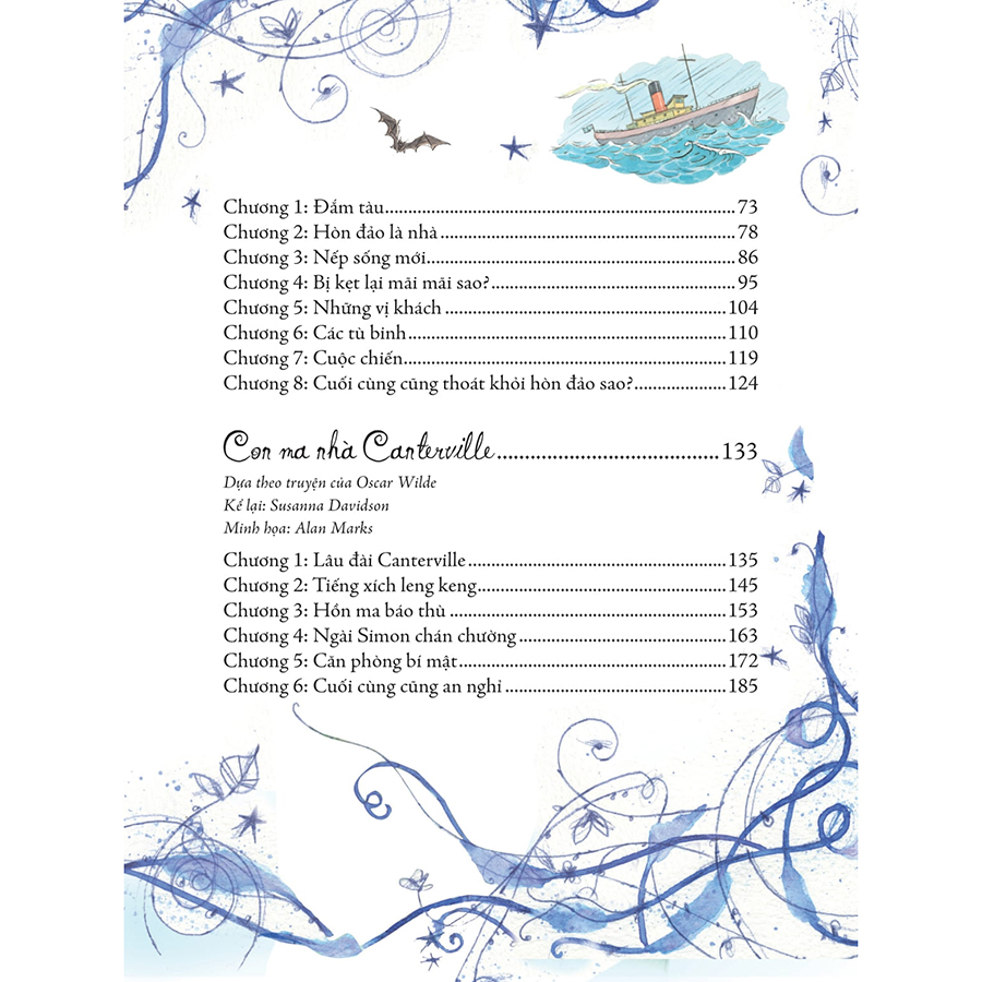 Illustrated Classics - Những Cuộc Phiêu Lưu Kỳ Thú - Tám Mươi Ngày Vòng Quanh Thế Giới, Robinson Crusoe, Con Ma Nhà Canterville