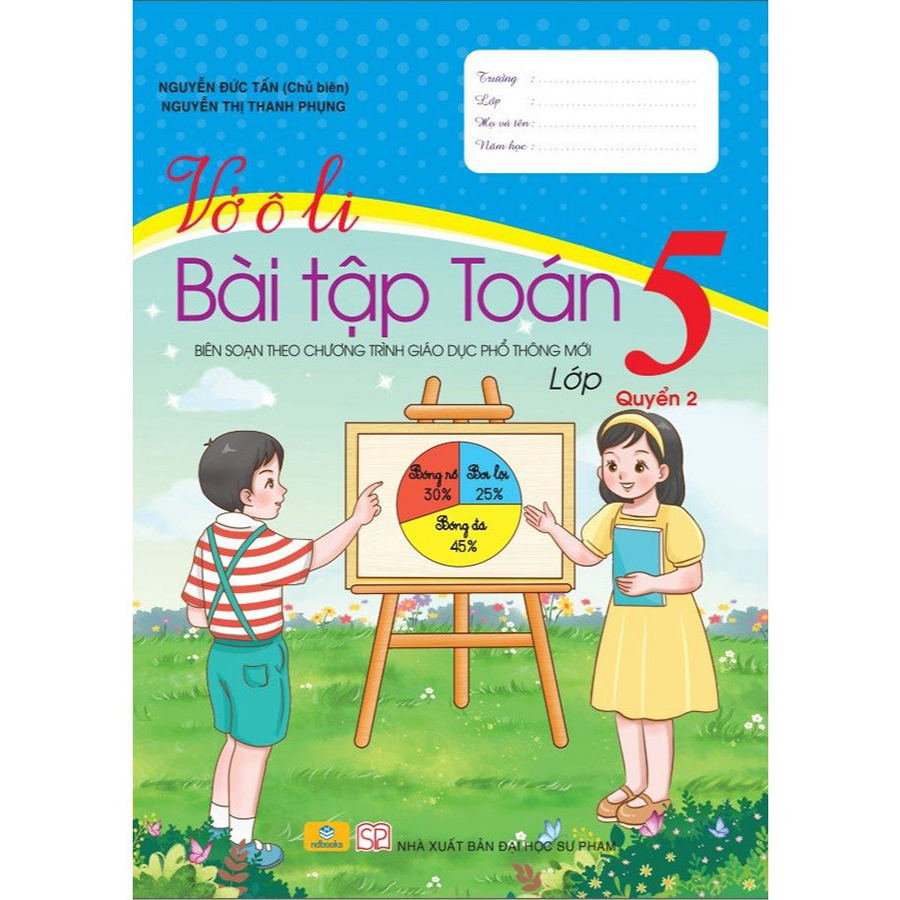 Vở Ô Li Bài Tập Toán Lớp 5 Quyển 2 (Chương Trình GDPT Mới)