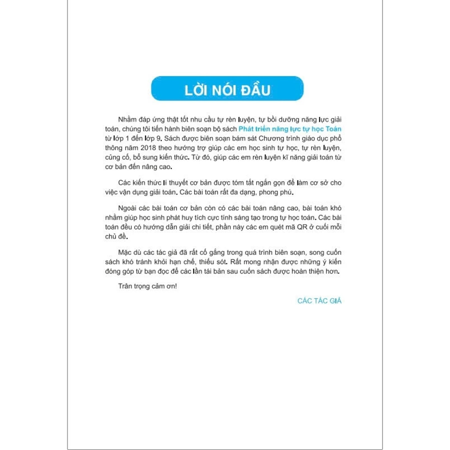 Phát Triển Năng Lực Tự Học Toán Lớp 5 (Chương Trình GDPT Mới)