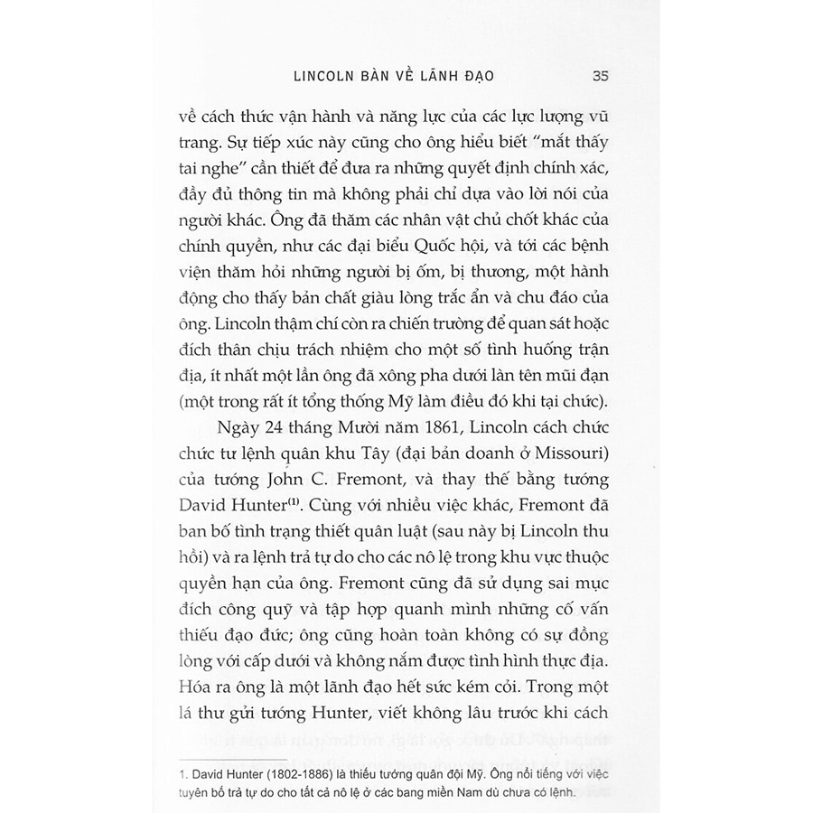 Linconln Bàn Về Lãnh Đạo