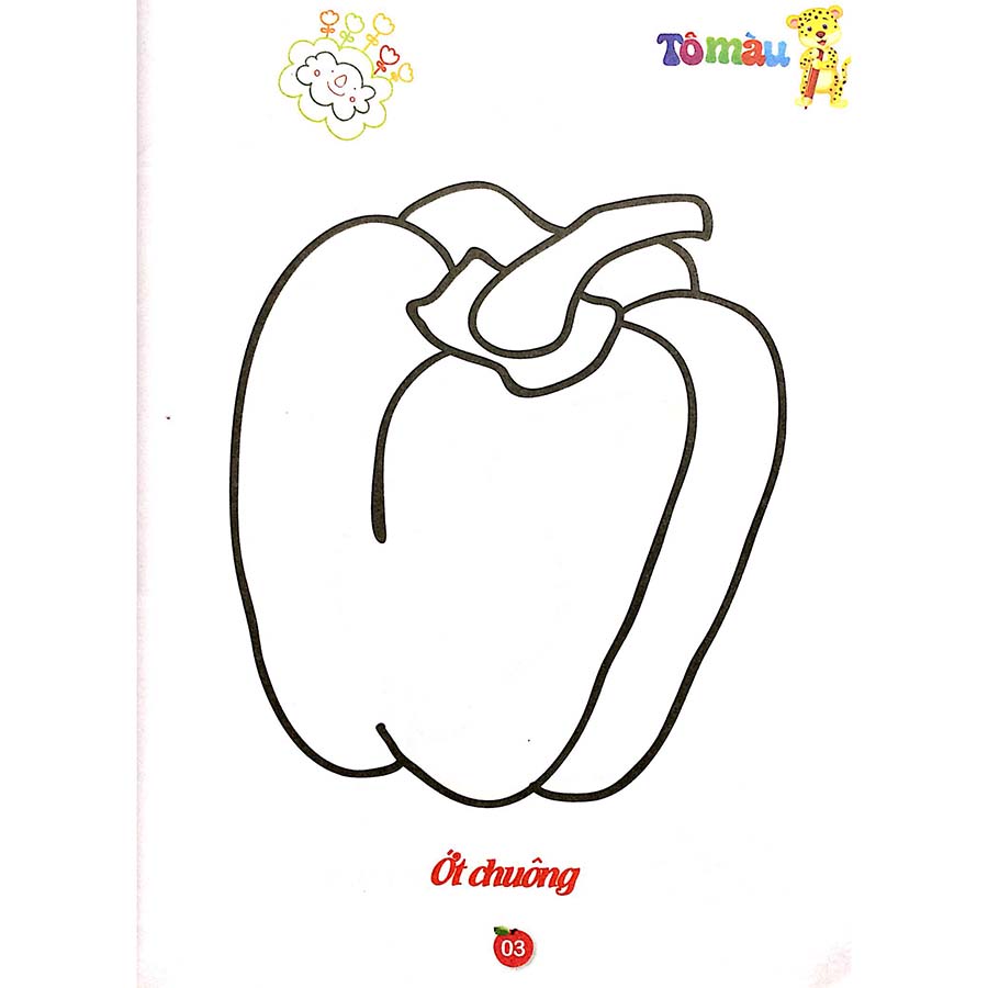 Tô Màu Rau - Củ - Quả Song Ngữ Anh - Việt Tập 1