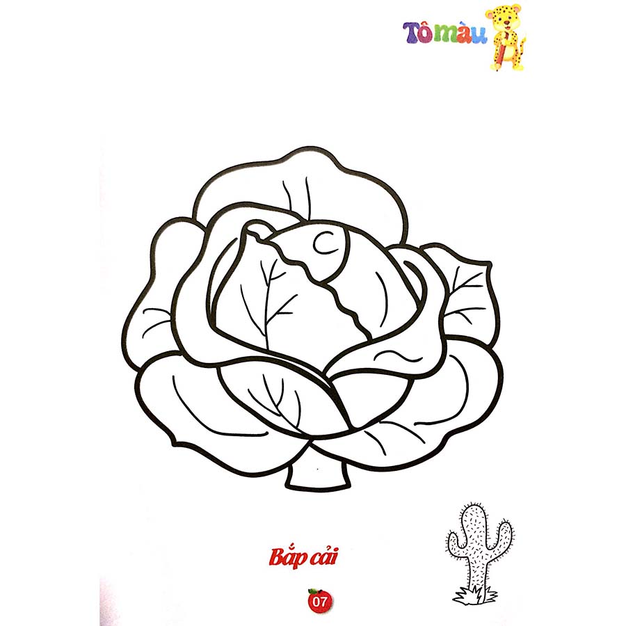 Tô Màu Rau - Củ - Quả Song Ngữ Anh - Việt Tập 1