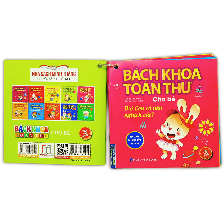 Combo 10 Cuốn Bách Khoa Toàn Thư Cho Bé - Rèn Luyện Kĩ Năng Sống An Toàn