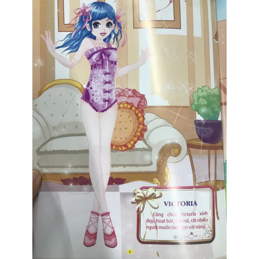Princess Sticker - Dán Hình Công Chúa - Công Chúa Đáng Yêu