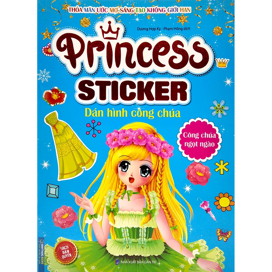 Princess Sticker - Dán Hình Công Chúa - Công Chúa Ngọt Ngào