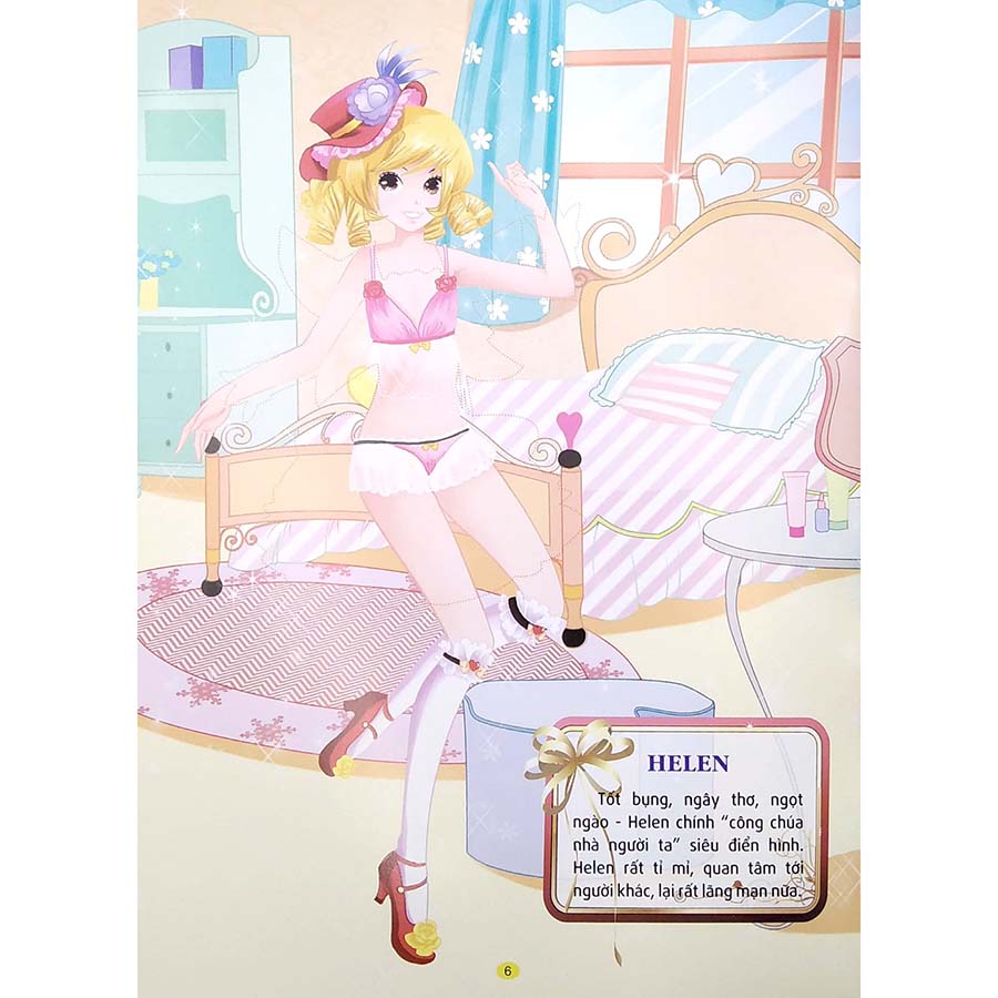 Princess Sticker - Dán Hình Công Chúa - Công Chúa Ngọt Ngào