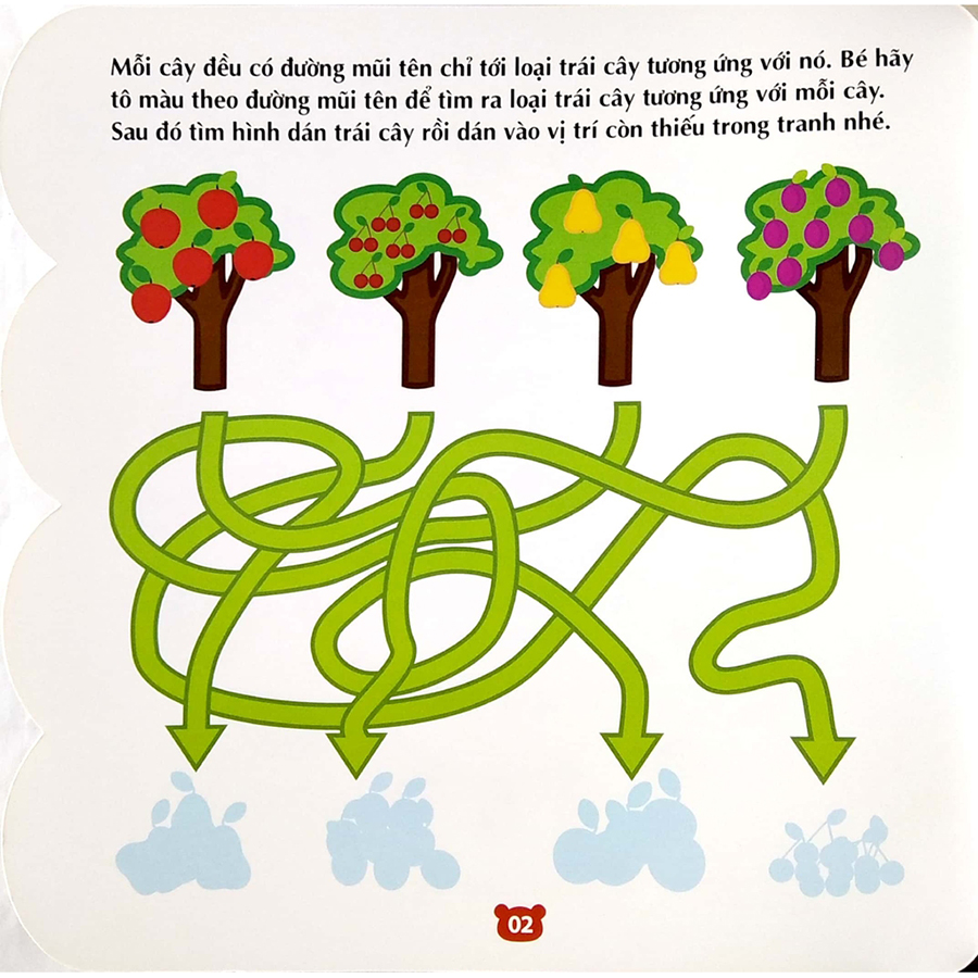 Bóc Dán Hình Thông Minh IQ - EQ - CQ - Sticker For Kids Cuốn 2