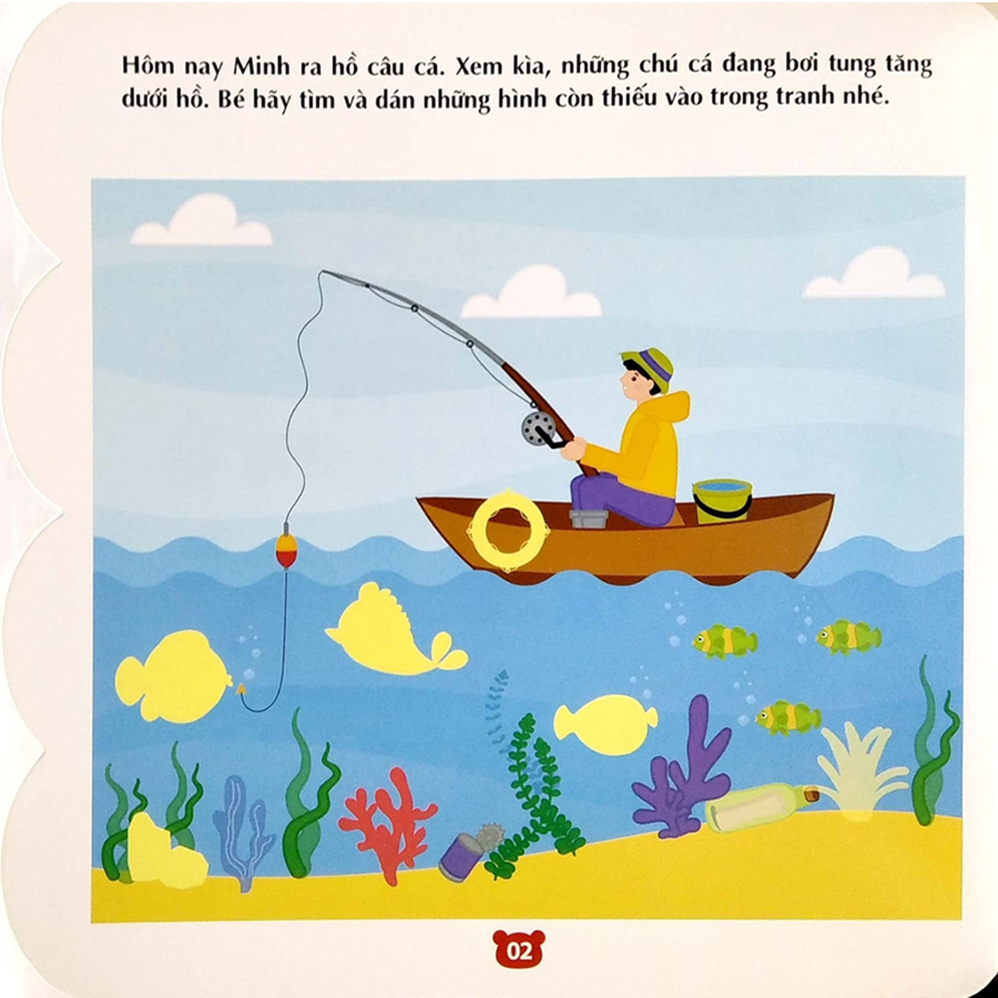 Bóc Dán Hình Thông Minh IQ - EQ - CQ - Sticker For Kids Cuốn 6