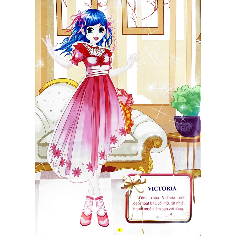 Princess Sticker - Dán Hình Công Chúa - Công Chúa Đáng Yêu
